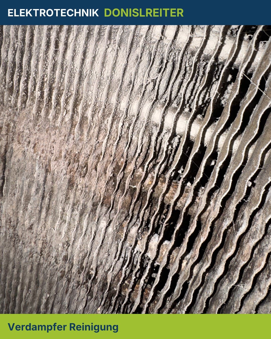 Schmutziger Verdampfer = teure Energierechnung ⚡
Ablagerungen auf dem Verdampfer blockieren den Wärmeaustausch – die An