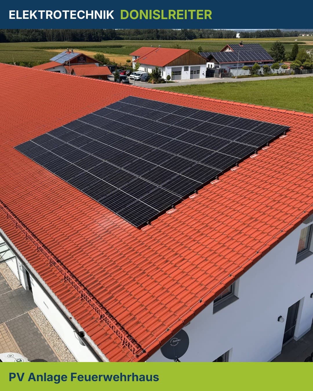 Wenn die Feuerwehr auf Solarstrom setzt. ⚡
14 kWp PV-Anlage, installiert als Eigenverbrauchsanlage – ganz ohne Speicher