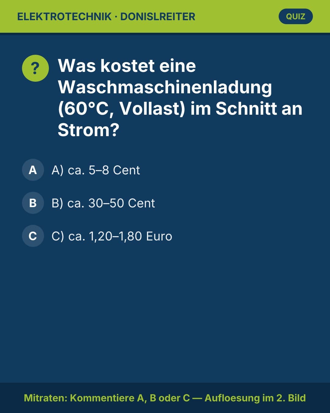 Kleiner Alltagscheck: Was kostet ein Waschgang wirklich? 🧺⚡
Viele unterschätzen das — oder überschätzen es maßlos. Wo
