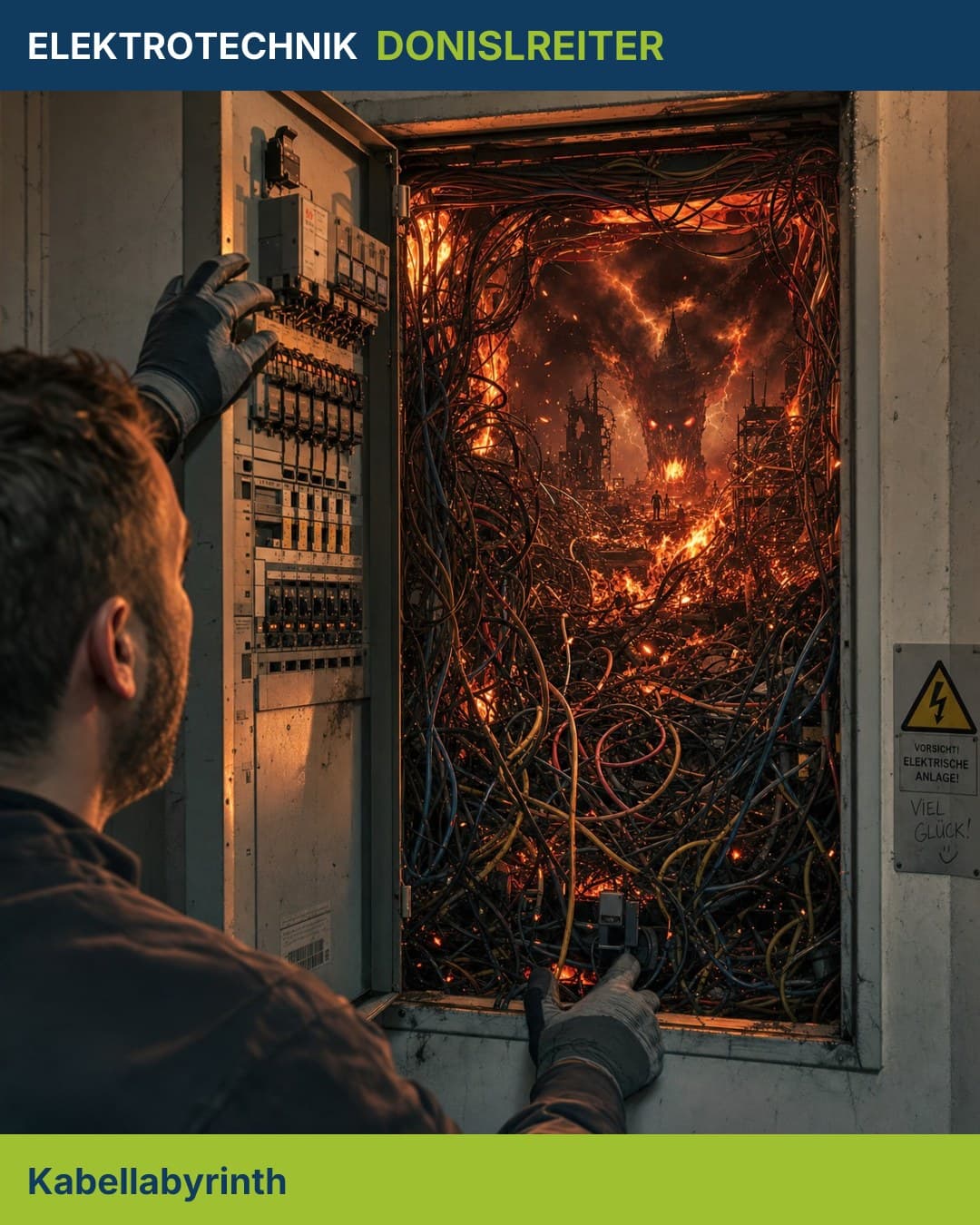 Im Kabellabyrinth den Überblick behalten – das ist unser Job. 🔌
Was auf den ersten Blick chaotisch wirkt, folgt einem