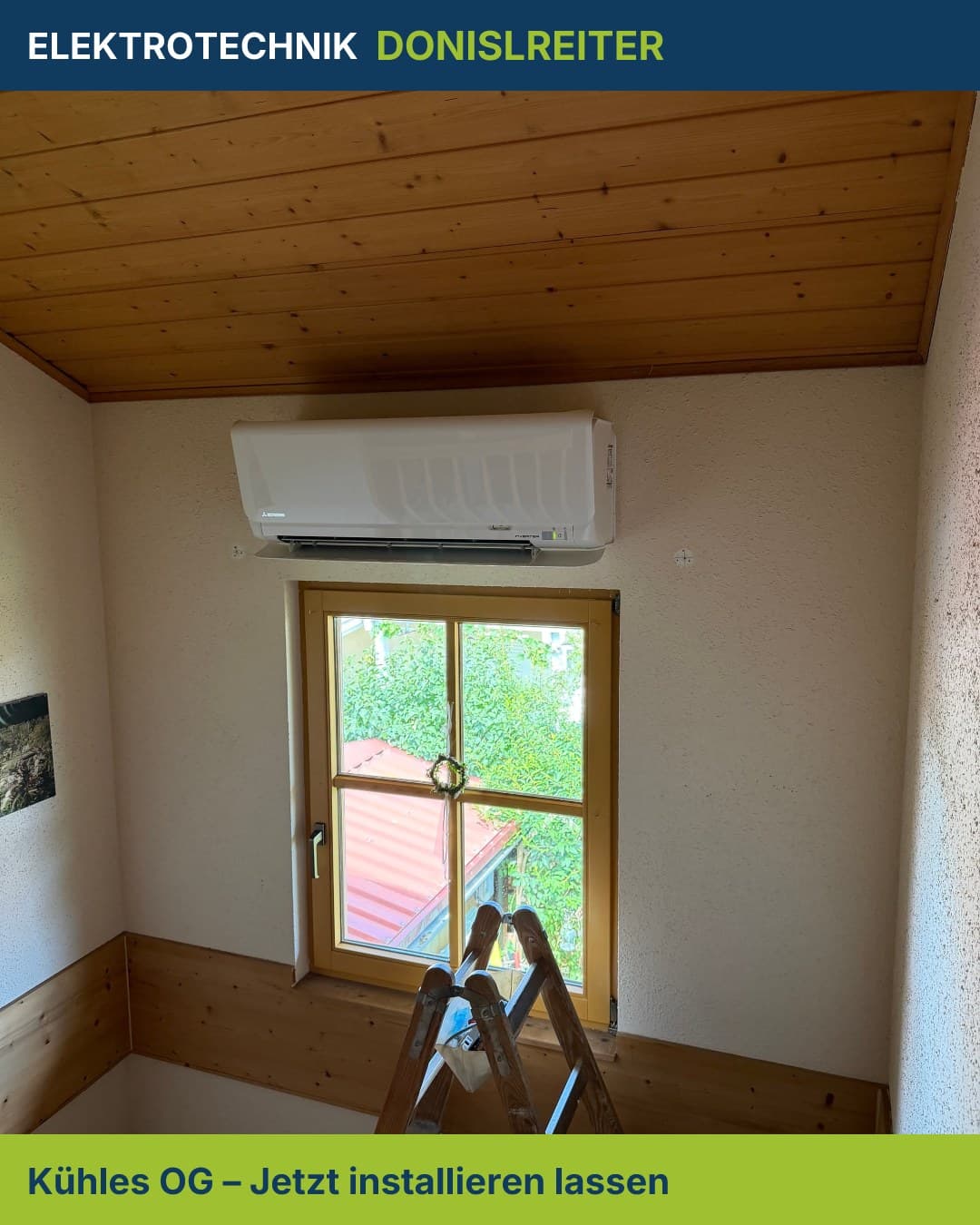 Dein Obergeschoss wird zur Sauna? Nicht mehr! ☀️
Eine zentral im Flur platzierte Klimaanlage reicht aus, um das gesamte