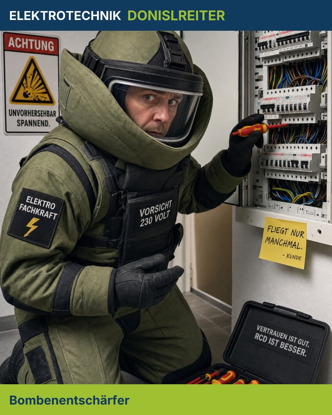 Wo Sekunden entscheiden, zählt jedes Detail. ⚡
Bombenentschärfer verlassen sich auf hochsensible Technik – von der Diag