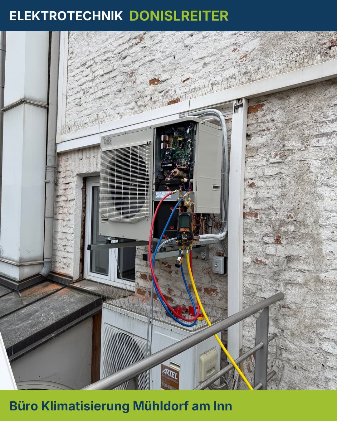 Wenn's draußen heiß wird, bleibt das Büro cool. 🌡️
Für unseren Kunden in Mühldorf am Inn haben wir eine professionelle